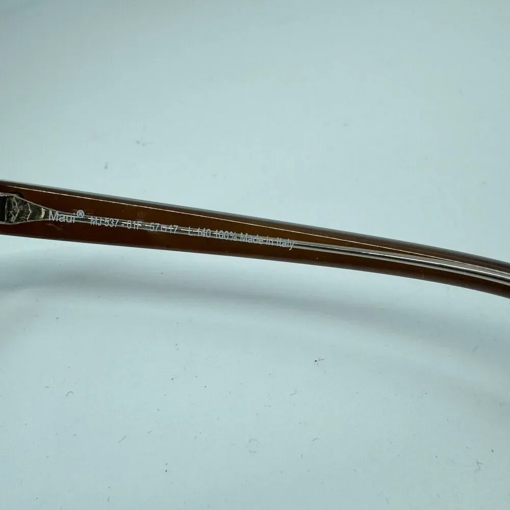Maui‎ Jim Italy Olu Olu MJ537-01F 57-17-140 Brown/Blue Sunglasses Frame H11507